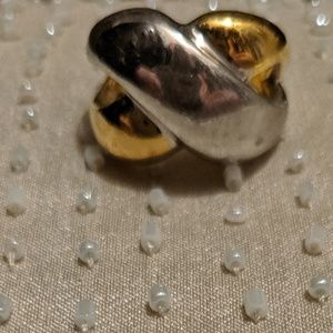 Gold and Silver Ring